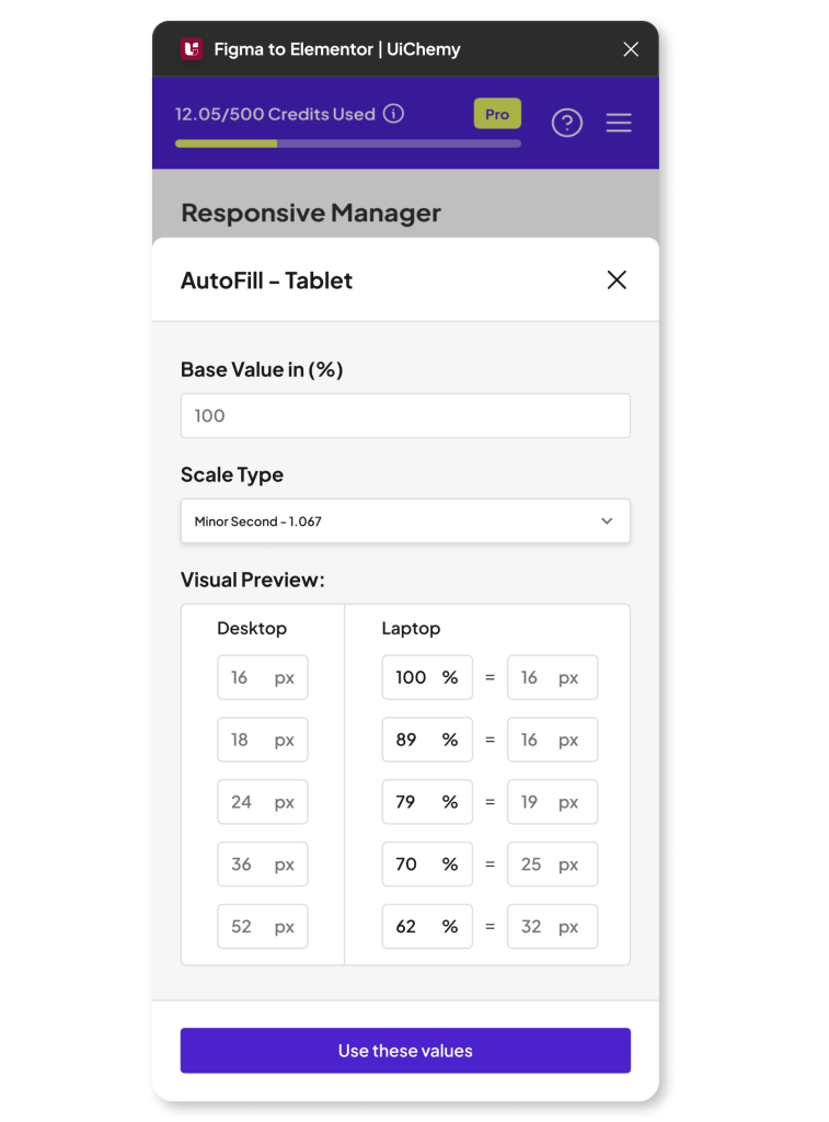 Responsive Manager AutoFill 1