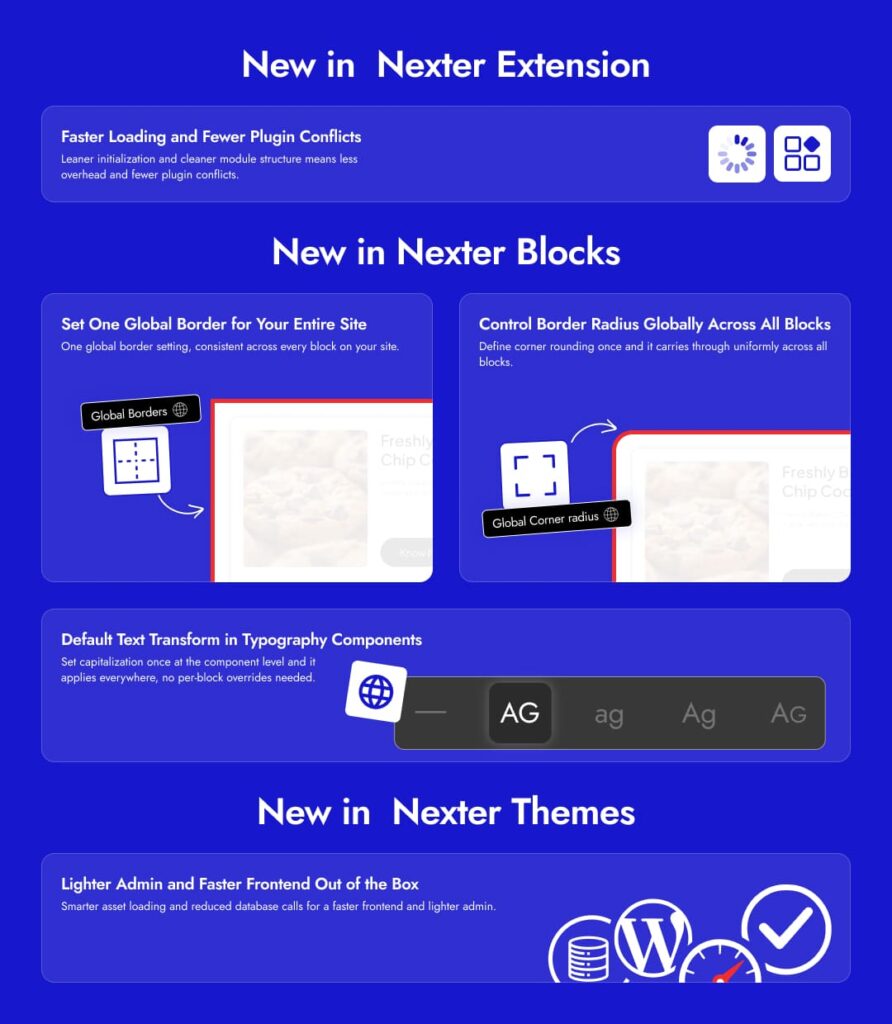 new in nexter April