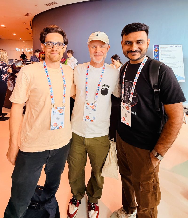 May 2026 Update: 84 New WP Abilities, WordPress 7.0, and WCEU Kraków with Sagar Sagar Patel with Dave Foy and Lex at WordCamp Europe 2026
